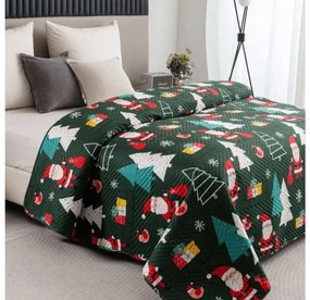 Ágytakaró SANTA WINK, sötétzöld Méret: 220 x 240 cm