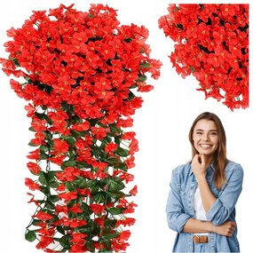 Mesterséges Muskátli Szörfözés Élő Muskátli Piros Erkélyre 1db