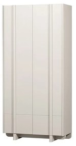 Krémszínű borovi fenyő moduláris szekrény 101x210 cm Basu – WOOOD