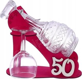 Karafka gombostű 2 pohár 50-es ajándék