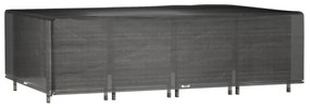 téglalap alakú kerti bútorhuzat 16 fűzőlyukkal 325x205x90 cm