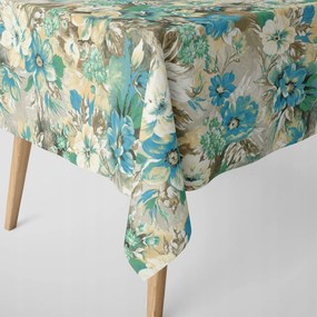 Abrosz A Nappaliba, Gyönyörű Nagy Virágok 140x240 velvet