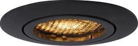 Okos süllyesztett spot fekete, WiFi GU10 állítható - Ude Honey