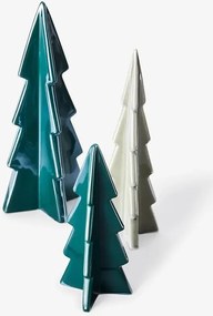 Univerzális Porcelán Karácsonyfadíszek 3 Darabos Szett