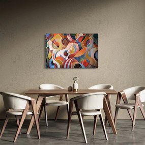 Kép - Zenei absztrakt (90x60 cm)