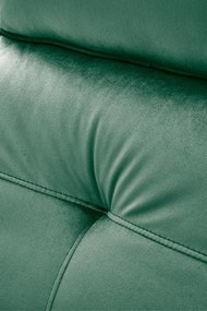 SEMIR 2 elektromosan dönthető masszázsfotel sötétzöld