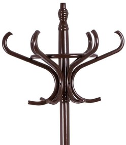 TömörFa Állófogas Sötétbarna Színben. Magassága: 185 CM F-2059