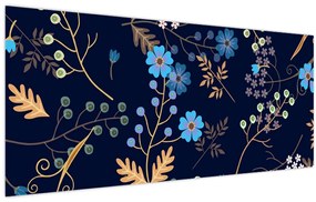 Kép - Őszi virágok (120x50 cm)