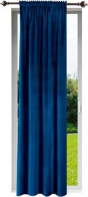 Kész függöny, velúr, 140x250. Függönyök nappaliba, színes, velúr Velvet, ráncoló szalaggal.