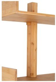 Natúr színű többszintes bambusz fali polc 50 cm Villa – House Nordic