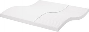 vidaXL fehér 7 zónás 20 ILD keménységű habmatrac 200 x 200 cm