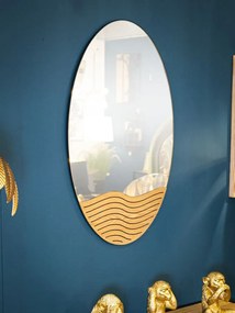 Fali tükör vonalak 50x1,5x80cm