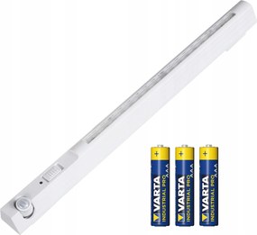 LED-es konyhai szekrénylámpa szürkületi mozgásérzékelővel, elemes