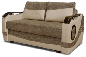 Rafi 2-es (fix) kanapé, bézs - barna