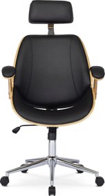Vezetői forgószék aranytölgy/fekete színben FABIAN
