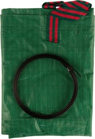 Összecsukható kerti kosár, ideális levelek, fű és egyéb hulladék gyűjtésére - 120 literes - zöld