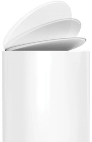 Fehér fém pedálos szemetes 6 l – simplehuman