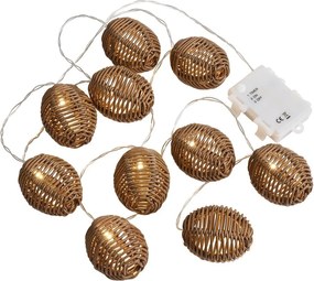 Elemmel működő LED fényfüzér, izzók száma 10 db, hosszúság 180 cm Carlisle – House Nordic