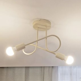 Felületre szerelhető csillár OXFORD 2xE27/15W/230V krémszínű