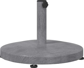 vidaXL Napernyőtalp Sötétszürke fa hatás 48 x 48 x 32 cm