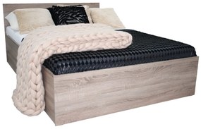 EBONY ágy + matrac + ágyrács AJÁNDÉK, 140x200, trufla