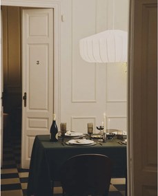 Fehér mennyezeti lámpa textil búrával ø 76 cm Somar – Kave Home