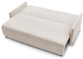 Bézs kordbársony kinyitható kanapé 211 cm Marcel – Bobochic Paris