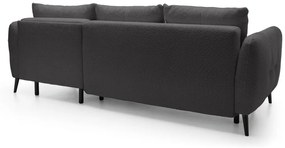 Sarokkanapé Odysea (J) (szürke + fekete) . 1100429
