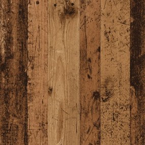 antik fa színű szerelt fa cipőszekrény 29,5 x 35 x 100,5 cm