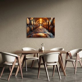 Üveg kép - Borospince (70x50 cm)