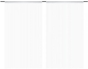 2 db fehér zsinórfüggöny 100 x 250 cm