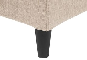 Franciaágy 180 cm FUTTI (ágyráccsal) (bézs). 1007259