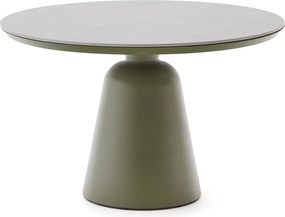 Kerek kerti étkezőasztal kerámia asztallappal ø 120 cm Tudons – Kave Home