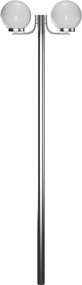 vidaXL kerti lámpaoszlop 2 burával 220 cm