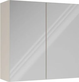 Aldabra POLA 2DL fürdőszoba szekrény 60x22x60 cm mosdóval, tükörrel, kasmír