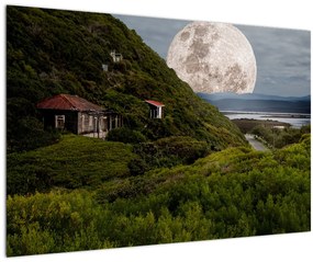 Holdas tájkép (90x60 cm)