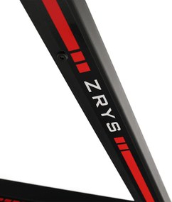 Gamer asztal/számítógépasztal, fekete/piros, MACKENZIE 140cm