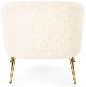 Grifon fotel krém, arany