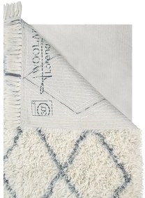 Krémszínű mosható kézi szövésű gyapjú szőnyeg 80x140 cm Berber Soul – Lorena Canals