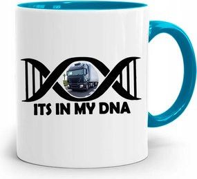 Kamionsofőrnek Tira Bögre Kék Ajándék fényképes nyomattal