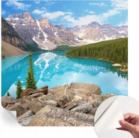 Design fali fotótapéta öntapadós kék tó 250x250