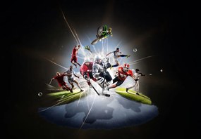 Fotótapéta - Sportolók (147x102 cm)