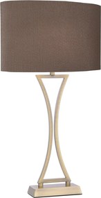 Dar Lighting glamour modern asztali lámpa oporto antik sárgaréz daropo4175