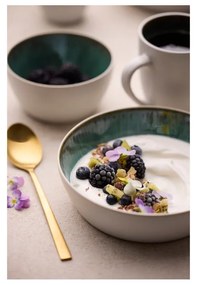 Fehér-zöld kerámia bögre 300 ml Gastro White/Green – Bitz