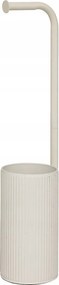 Wc-papír Tartó Állvány Fém Bézs Fürdőszobai Készlet 13,5x64,7cm