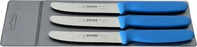 Giesser 3 db-os késkészlet 8365M világoskék 11cm