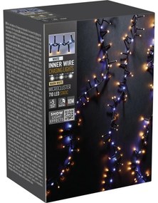 Kültéri fényfüzér Waterfall, 10 m, 710 L LED,meleg és hideg fehér, időzítő, IP44, 10 m