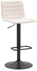 Fehér-fekete állítható magasságú bárszék (ülésmagasság 61 cm) Malia – Mauro Ferretti