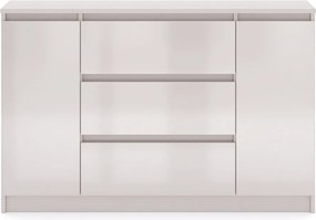SIMPLE komoda 120 2D3S kaszmir/kaszmir połysk