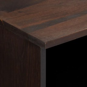 barna tömör mangófa TV-szekrény 100 x 34 x 46 cm